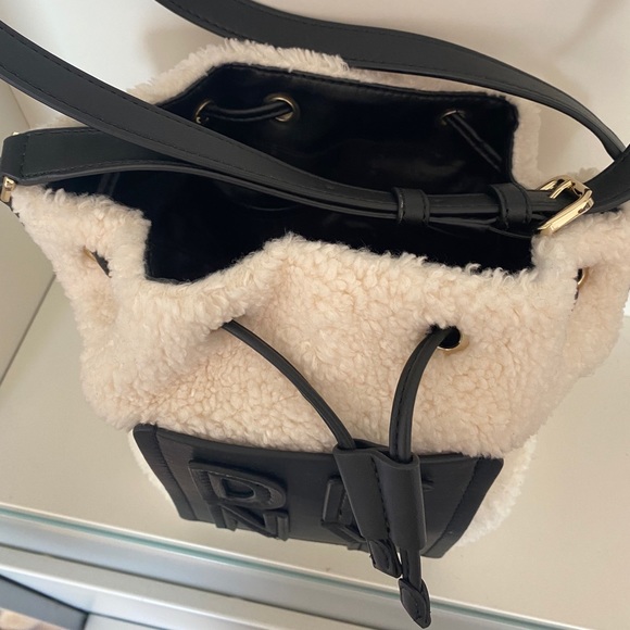 DKNY Tilly Stacked Logo Drawstring Bucket Bag - Picture 6 of 13